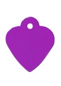 Petscribe Purple Heart ID Tag For Dog